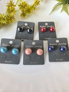 5 colourful pop earrings