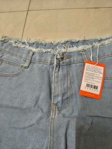 Light Wash Denim Shorts