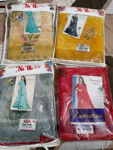 Bundle of 4 Sarees