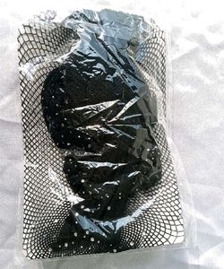 Rhinestone Black fishnet Stocking