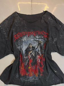 gothic off shoulder tshirt
