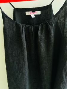 Stylish Black Spaghetti Strap Top