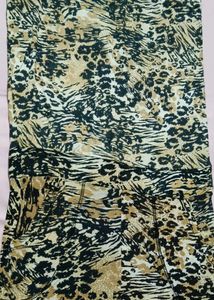 Animal Print Casual Pants