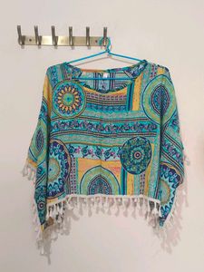Bohemian Print Kimono Cover-Up