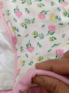 Warm Floral Baby Jacket