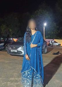 Beautiful Royal Blue ethnic gown with dupatta 🩵🩵