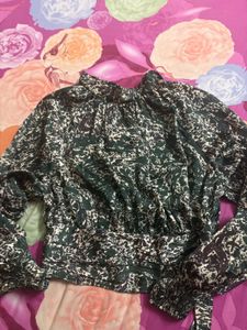 Zara satin top