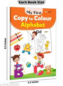 My First Copy to Colour Alphabet Book pack of 5