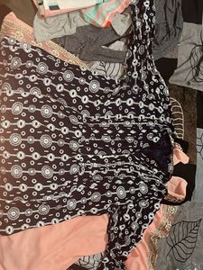 Women's Navy Print Dress
