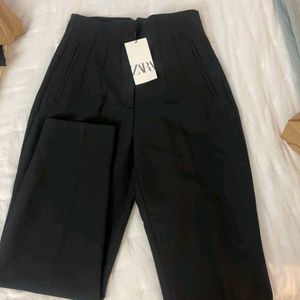 New Classic Black High-Waisted Pants
