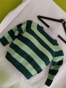 H&M Striped Knit Sweater