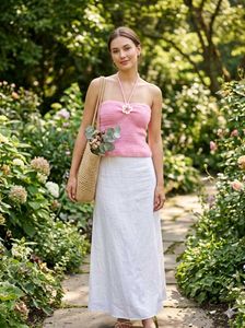 Pink Crochet Top
