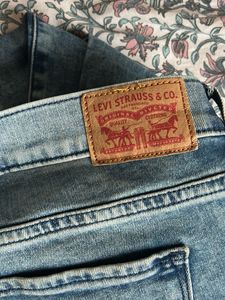 Classic Levi's Blue Denim Bootcut Jeans