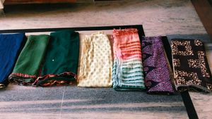 cotton chiffon &amp;pure stylish design dupatta no dam