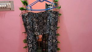 Crop Top Bell Sleeve
