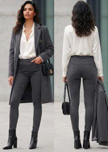 🎀🌼H&M_ Ash Grey Skinny Jeggings🌼🎀