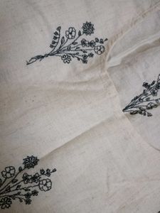 Embroidered Cotton Kurta