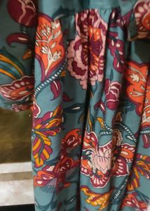 Beautiful Floral Print Kurta Set