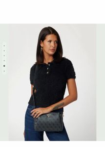 Guess Monogram Crossbody Bag