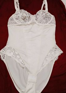 Very Sexy Lace Satin Bodysuit
