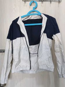 Color Block Hooded Jacket