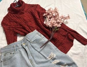 🎉🌷 Buy1 Get1 Free🎉Chic Cable Turtleneck Sweater