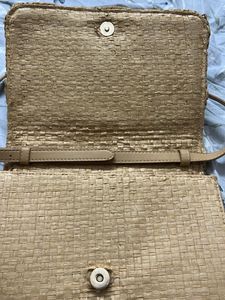 Woven Straw Crossbody Bag