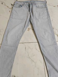 Men's Light Wash Denim Jeans