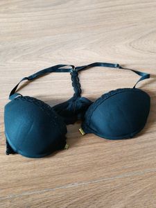 Black Lace racerback Bra (34 front open)