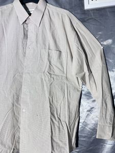 Classic Beige Long-Sleeve formal  Shirt