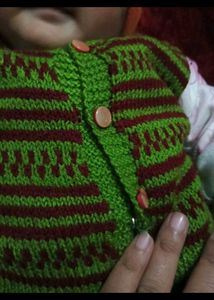 Hand-Knitted Baby Cardigan - Adorable!