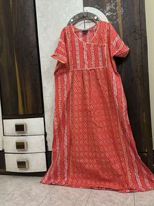 Boho Orange Maxi Dress
