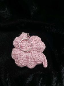 crochet clover keychain 🍀