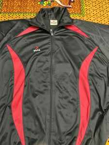 Victa Track Jacket - Black and Red