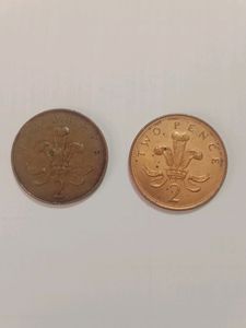 New Pence And TwoPence Elizabeth II Coin Set Of