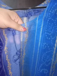 Blue Printed Kurti