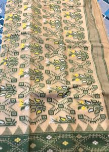 Tant Jamdani Cotton Saree