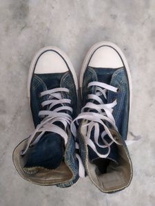 blue fashionable shoes