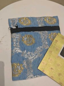 Elegant Brocade Pouch