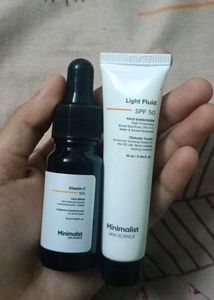 Minimalist VitaminC 10% FaceSerum(free sunscream)