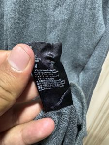 H&amp;M Military Style Grey Button Down Jacket