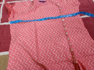 Srishti Brand Front Cut Kurta In Xl Size For Women