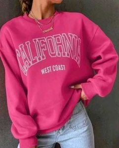 Pink California West Coast Sweatshirt