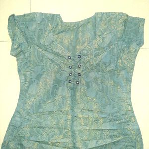Rare Blue Heirloom | Handcrafted Statement Kurta