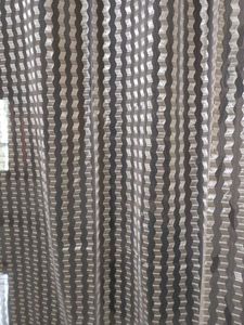 Stylish Metallic Print Curtain