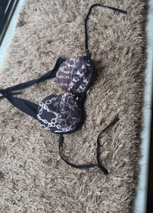 Stylish Bikini Top with Unique Print