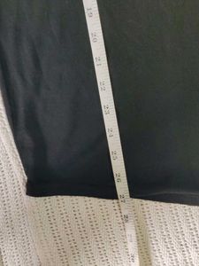 Black &amp; White Cold Shoulder Top