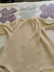Cream Knit Cardigan