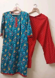 Beautiful Floral Kurta Set
