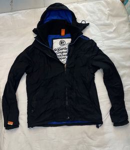 Superdry Men's Black Hooded Jacket